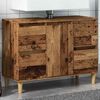vidaXL Sink Cabinet Vintage wood Engineered wood Medium Sink Cabinet