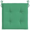 vidaXL Chair Cushion Set of 4 Green Oxford fabric (100% polyester)