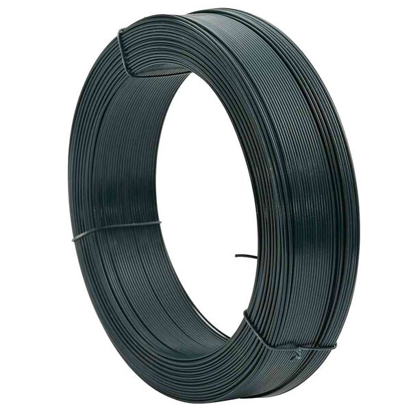 vidaXL Fence Binding Wire 820.2 ' 2,3/0.15 " Steel Blackish Green