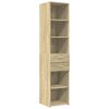 vidaXL Highboard Sonoma oak Engineered wood Tall Highboard Rectangular