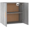 vidaXL Wall Cabinet Grey Sonoma Engineered Wood Medium Wall Cabinet