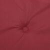 vidaXL Patio Bench Cushion Wine Red 39.4x19.7x1.6" Oxford Fabric