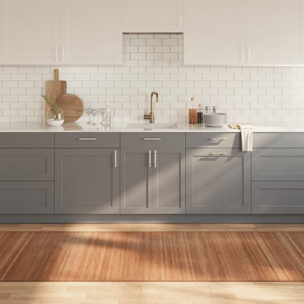 vidaXL Rug Natural Bamboo, Polypropylene Large Bamboo Rug Rectangular