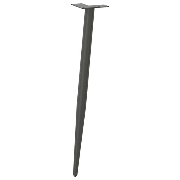 vidaXL Coffee Table Leg Anthracite Powder-coated steel Adjustable