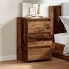 vidaXL Bedside Cabinet Old wood Engineered wood Small Bedside Cabinet