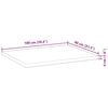 vidaXL Table Top Natural wood Solid Acacia wood 39.4 x 31.5 in Table Top