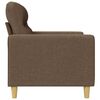 vidaXL Sofa Chair Brown Polyester, Metal, Textilene Single Sofa Chair