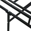 vidaXL Day Bed Frame Black Metal Twin Durable Day Bed Frame