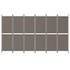 vidaXL 6-Panel Room Divider Anthracite 118.1"x86.6" Fabric