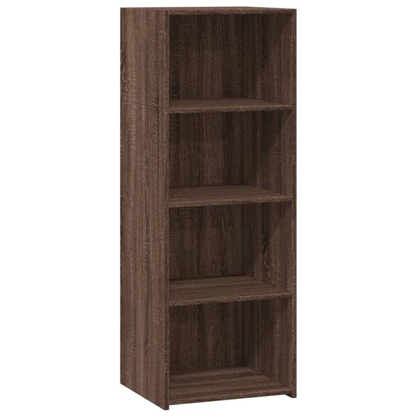 vidaXL Highboard Brown Oak Engineered Wood Medium Highboard