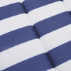 vidaXL Sun Lounger Cushion Blue and white stripe