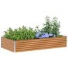 vidaXL Garden Raised Bed Rusty Corten Steel Large Decorative Inlays