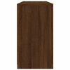 vidaXL Sideboard Brown oak Engineered wood, glass Medium Sideboard