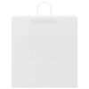 vidaXL Paper Bags 250 pcs with Handles White 45x17x48 cm