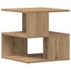 vidaXL Side Table Artisan Oak 15.75 x 15.75 x 15.75 in Engineered Wood