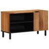 vidaXL TV Units with Shelf Solid Acacia Wood 31.50 x 12.40 x 18.11 in