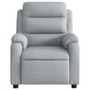 vidaXL Electric Massage Recliner Chair Light Grey