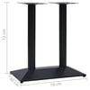vidaXL Bistro Table Leg Black Cast Iron Standard Industrial