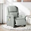 vidaXL Electric Massage Recliner Chair Light gray