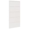 vidaXL Barn Door White 39.4"x81.9" Solid Wood Pine