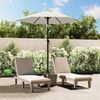 vidaXL Garden Umbrella Sand white and dark gray