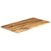 vidaXL Table Top Brown Solid Mango Wood 47.2 x 23.6 in Durable