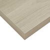 vidaXL Wall Shelf Set of 4 Oak Honeycomb MDF, metal Medium