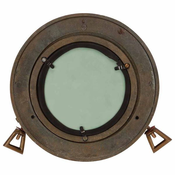 vidaXL Porthole Mirror Wall Hanging Ø9.1" Aluminum and Glass