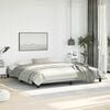 vidaXL Bed Frame Light Grey Velvet, Plywood, Engineered Wood King Sturdy