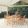 vidaXL Garden Dining Set Teak Solid Teak wood Medium Seats Many