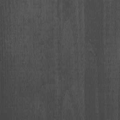 vidaXL Sideboard Dark Gray 33.5"x13.8"x31.5" Solid Wood Pine