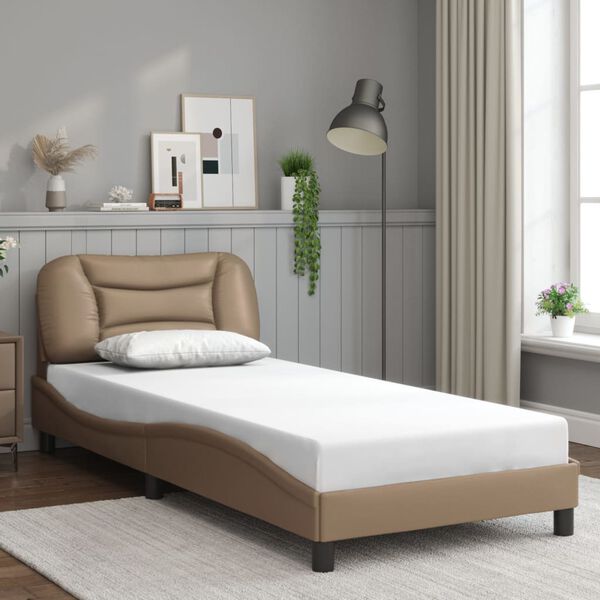 vidaXL Bed Frame Cappuccino