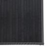 vidaXL Rug Grey Bamboo, Polypropylene 39.4 x 196.9 in Rug Rectangular