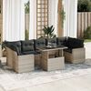 vidaXL Garden Sofa Set Light Grey, Dark Grey