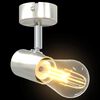 vidaXL Ceiling Spotlight Nickel 2.56 x 2.36 x 4.53 in Metal