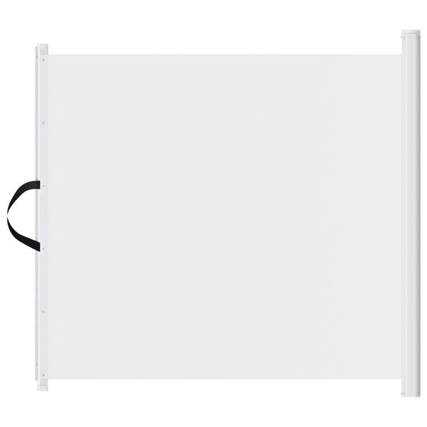 vidaXL Retractable Pet Gate White 32.5"x49.2"