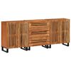 vidaXL Sideboard Natural Solid Acacia Wood Medium Sideboard