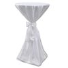 vidaXL Table Cover Set of 2 White Polyester 23.6 in diameter