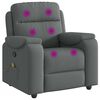 vidaXL Massage Recliner Chair Dark grey