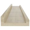 vidaXL Sonoma oak 23.6" x 3.5" x 1.2" 4 MDF