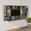 vidaXL 8 Piece TV Stand Set Concrete Gray Engineered Wood