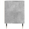 vidaXL Bedside Cabinet Concrete Grey Engineered wood, Metal Medium