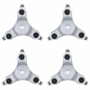 vidaXL Furniture Rollers 4 pcs 6.3x5.7x2.2" Steel 396.8 lb