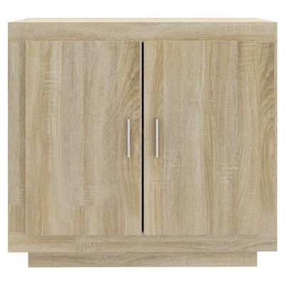 vidaXL Sideboard Sonoma Oak 31.5"x15.7"x29.5" Engineered Wood