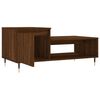 vidaXL Coffee Table Brown Oak Engineered Wood Medium Coffee Table