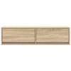vidaXL TV Cabinet Sonoma oak 100 x 31 x 25.5 cm Engineered wood
