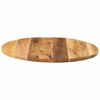 vidaXL Table Top Natural Solid mango wood 27.6 in diameter Durable