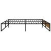 vidaXL Bed Frame Durable Black Metal Bed Frame Rectangular Modern