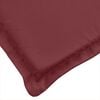 vidaXL Garden Bench Cushion Melange wine red 100% polyester