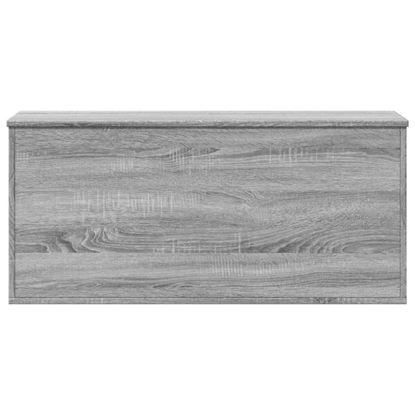 vidaXL Storage Box Grey Sonoma Engineered Wood Medium Storage Box